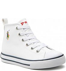 Trzewiki Polo Ralph Lauren białe dziecięce 