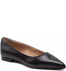 Baleriny LAUREN RALPH LAUREN czarne damskie 