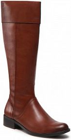 Oficerki Caprice brązowe 