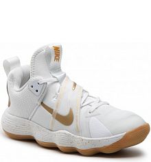 Halówki Nike białe damskie React Hyperset Se DJ4473 170 White/Metallic Gold
