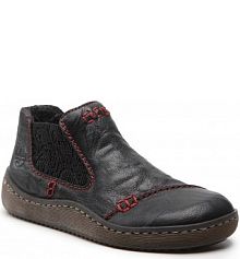 Sztyblety Rieker czarne damskie 