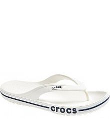 Białe klapki damskie Crocs typu japonki dziecięce