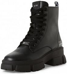 Skórzane kozaki  ze skóry – Tanker czarne Steve Madden dziecięce