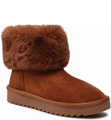 Botki Jenny Fairy brązowe damskie 