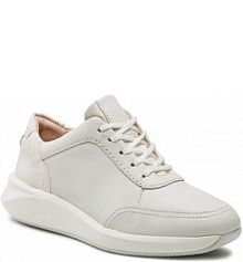 Sneakersy Clarks białe damskie 