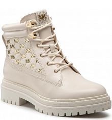 Trapery MICHAEL Michael Kors beżowe damskie Turner Bootie 40T2TUFE6L Lt Cream