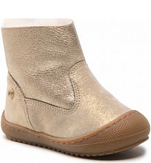 Kozaki Naturino złote dziecięce 