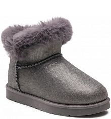 Kozaki Nelli Blu szare dziecięce 