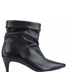 Botki na szpilce gino rossi czarne 98235