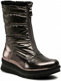 Śniegowce Nelli Blu srebrne dziecięce 