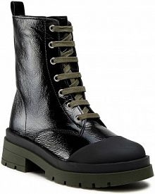 Botki na słupku Sergio Bardi czarne 