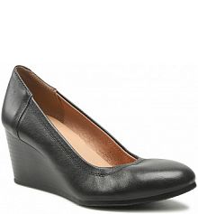 Półbuty na koturnie Lasocki czarne WYL3006-1Z Black 1