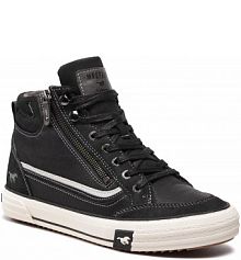 Sneakersy Mustang czarne dziecięce 4172-501-9 Schwarz