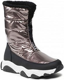 Śniegowce Nelli Blu złote dziecięce CS2025-02 Gold