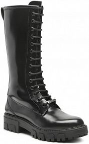 Kozaki Hugo czarne damskie 