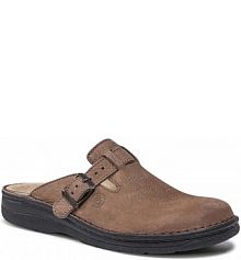 Klapki Berkemann brązowe męskie Max 05708-755 Sandbeige