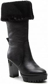 Kozaki na obcasie Guess czarne 