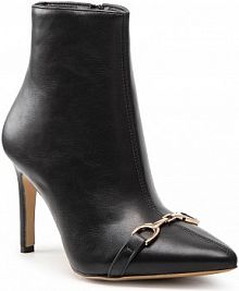 Botki na szpilce DeeZee czarne 