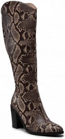 Kozaki na obcasie DeeZee brązowe 