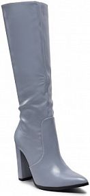 Kozaki na obcasie DeeZee szare 