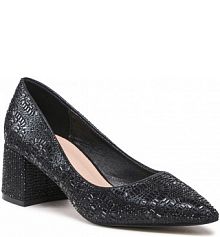 Półbuty wsuwane Menbur czarne damskie 