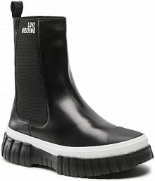 Sztyblety LOVE MOSCHINO czarne damskie JA15665G1FIA000A Nero/Bian