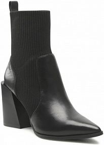 Botki na słupku Aldo czarne 