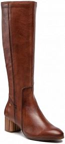 Kozaki na obcasie Pikolinos brązowe W1Z-9532 Cuero