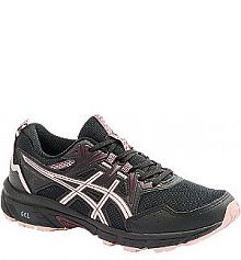 Czarno-różowe sneakersy damskie Asics dziecięce