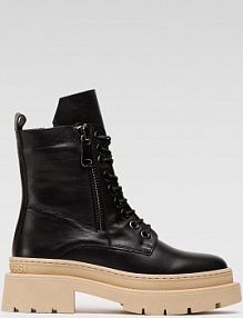 Trzewiki gino rossi czarne damskie 222FW101V