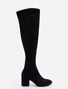 Wysokie kozaki na obcasie House czarne damskie 6595P-99X