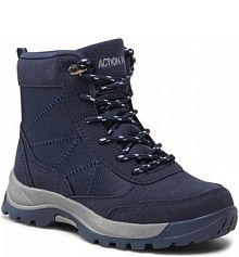 Kozaki Action Boy granatowe dziecięce 