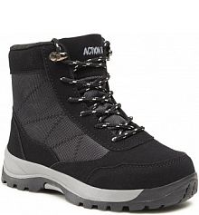 Kozaki Action Boy czarne dziecięce 