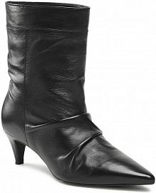 Botki na szpilce GINO ROSSI czarne 