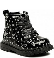 Trzewiki Nelli Blu czarne dziecięce 