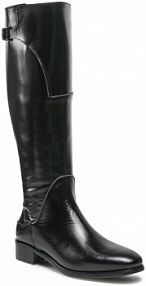 Oficerki Sagan czarne 