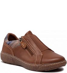 Półbuty wsuwane Clarks brązowe damskie 