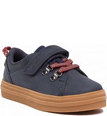 Buty na rzepy Clarks granatowe dziecięce 