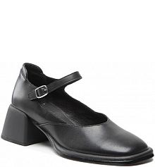 Półbuty na obcasie Vagabond Shoemakers czarne damskie 