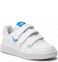 Buty na rzepy adidas białe dziecięce 