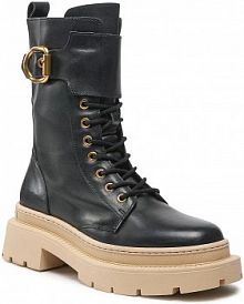 Trapery GINO ROSSI czarne damskie 