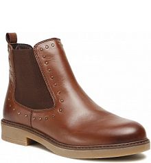 Sztyblety Sergio Bardi brązowe damskie WI16-A1013-01SB Brown