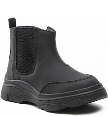 Trzewiki Action Boy czarne dziecięce 