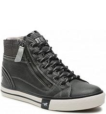 Sneakersy Mustang szare dziecięce 1146-528-259 Graphit