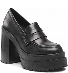 Półbuty na obcasie Aldo czarne damskie 