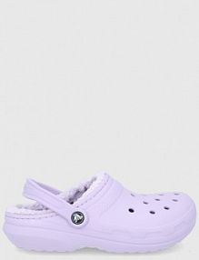 Kapcie Crocs  fioletowe dziecięce  SIC.LINED.CLOG.203591.D