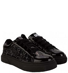 Sneakersy DKNY  czarne dziecięce D39091.36.39