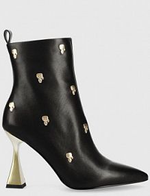 Botki Karl Lagerfeld  czarne dziecięce  KL32059.00G