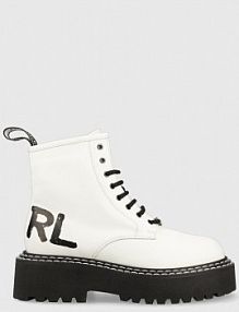 Workery Karl Lagerfeld  białe damskie KL45260K.011