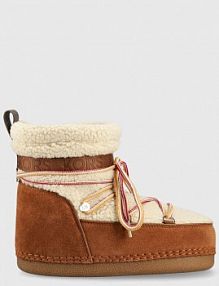 Śniegowce MICHAEL Michael Kors  brązowe damskie 40F2ZMFE5S.969